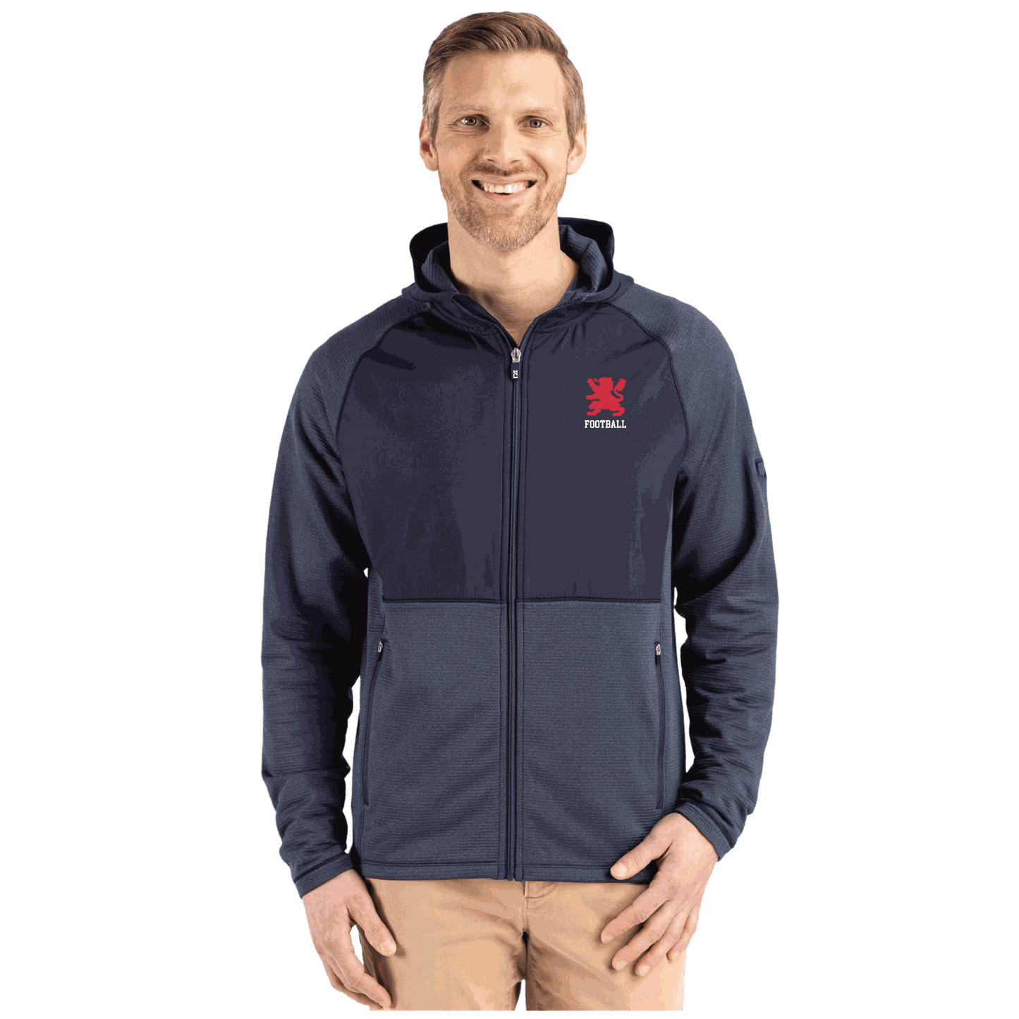 Saint Viator Football Peshastin Fleece Recycled Mens Hybrid Jacket (Cutter & Buck )