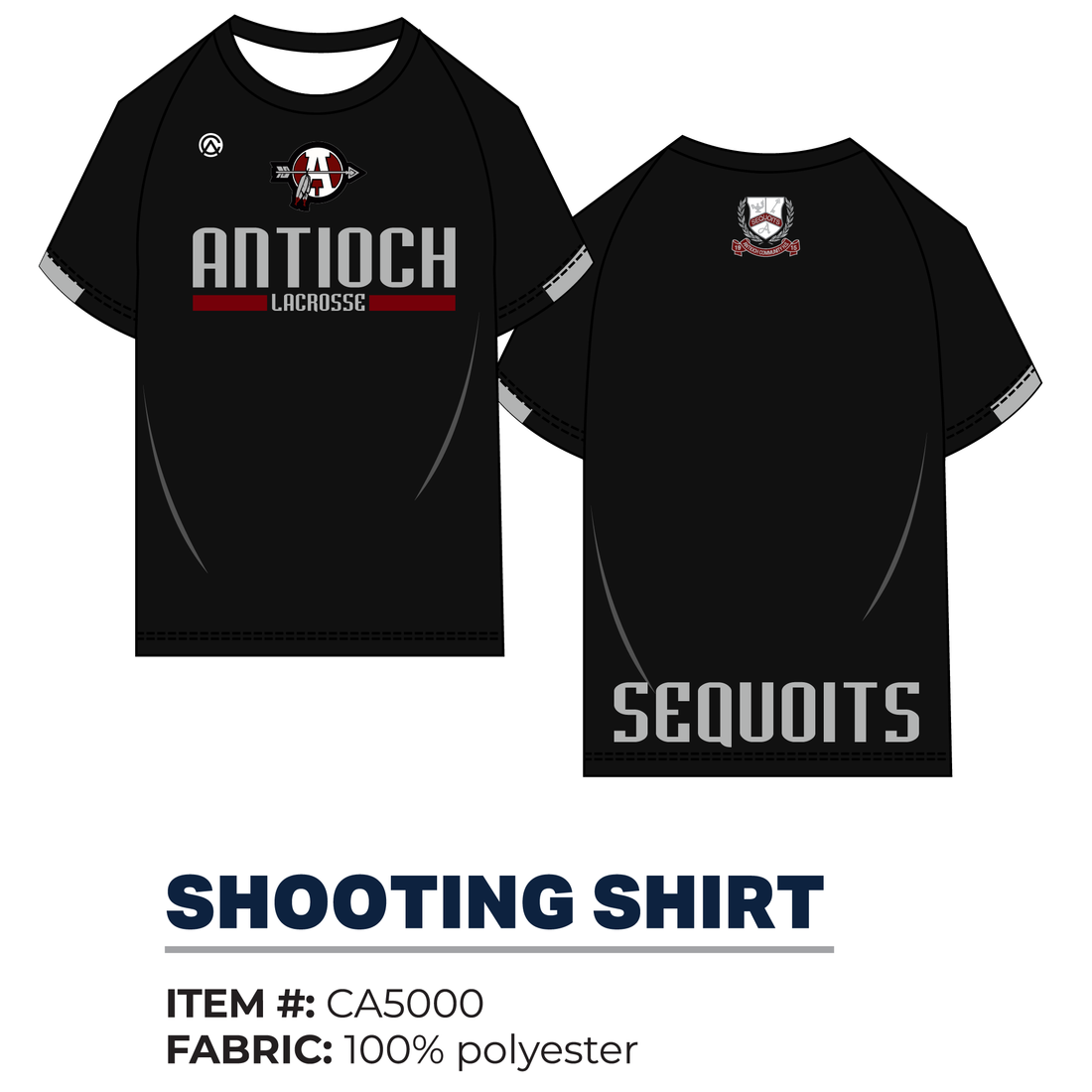Antioch Sequoit Lacrosse Shooting Shirts