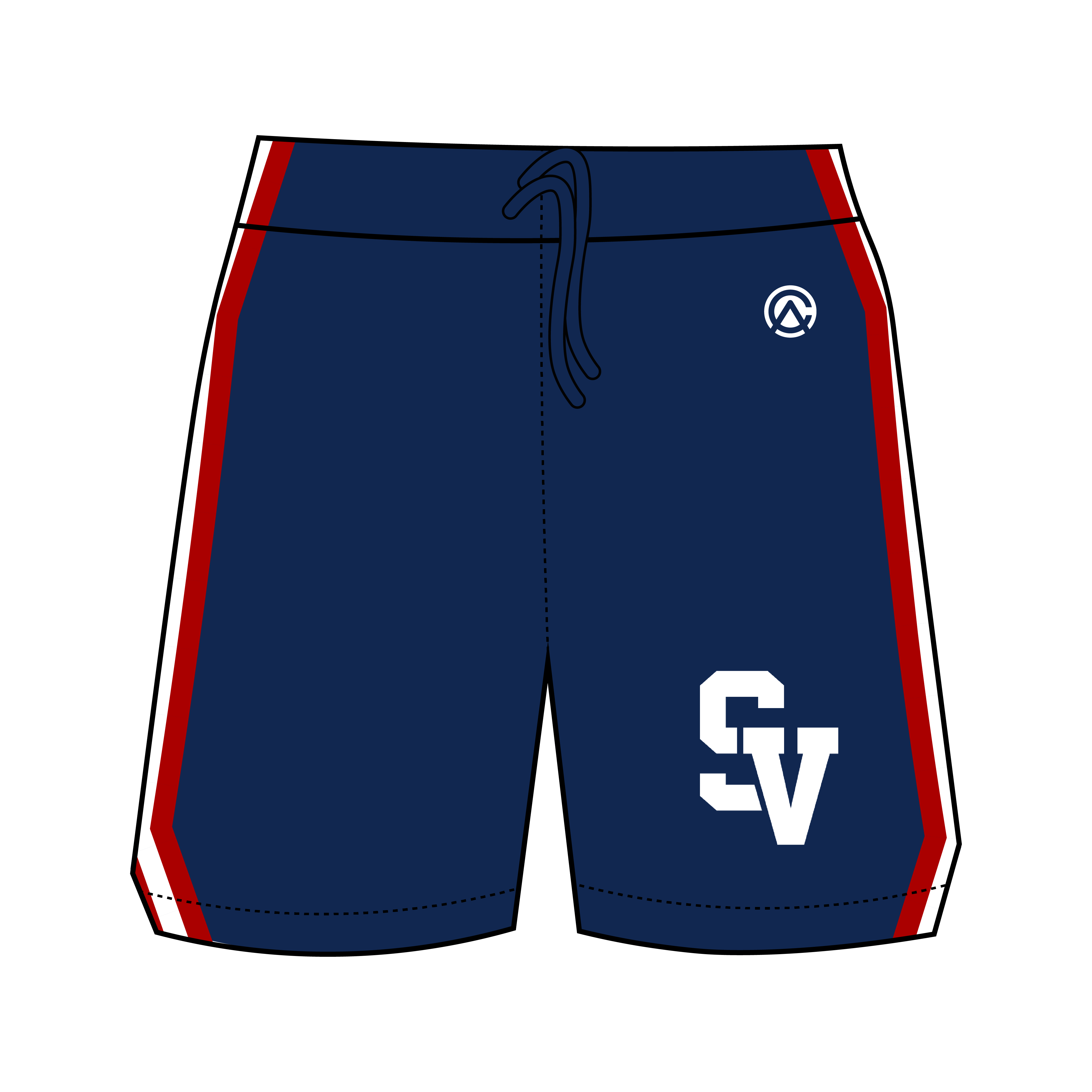 Saint Viator Boys Lacrosse Navy Shorts