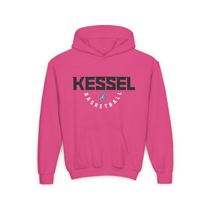 Kessel Basketball Basic Youth Hooded Sweatshirt (by Gildan)