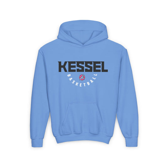 Kessel Basketball Basic Youth Hooded Sweatshirt (by Gildan)