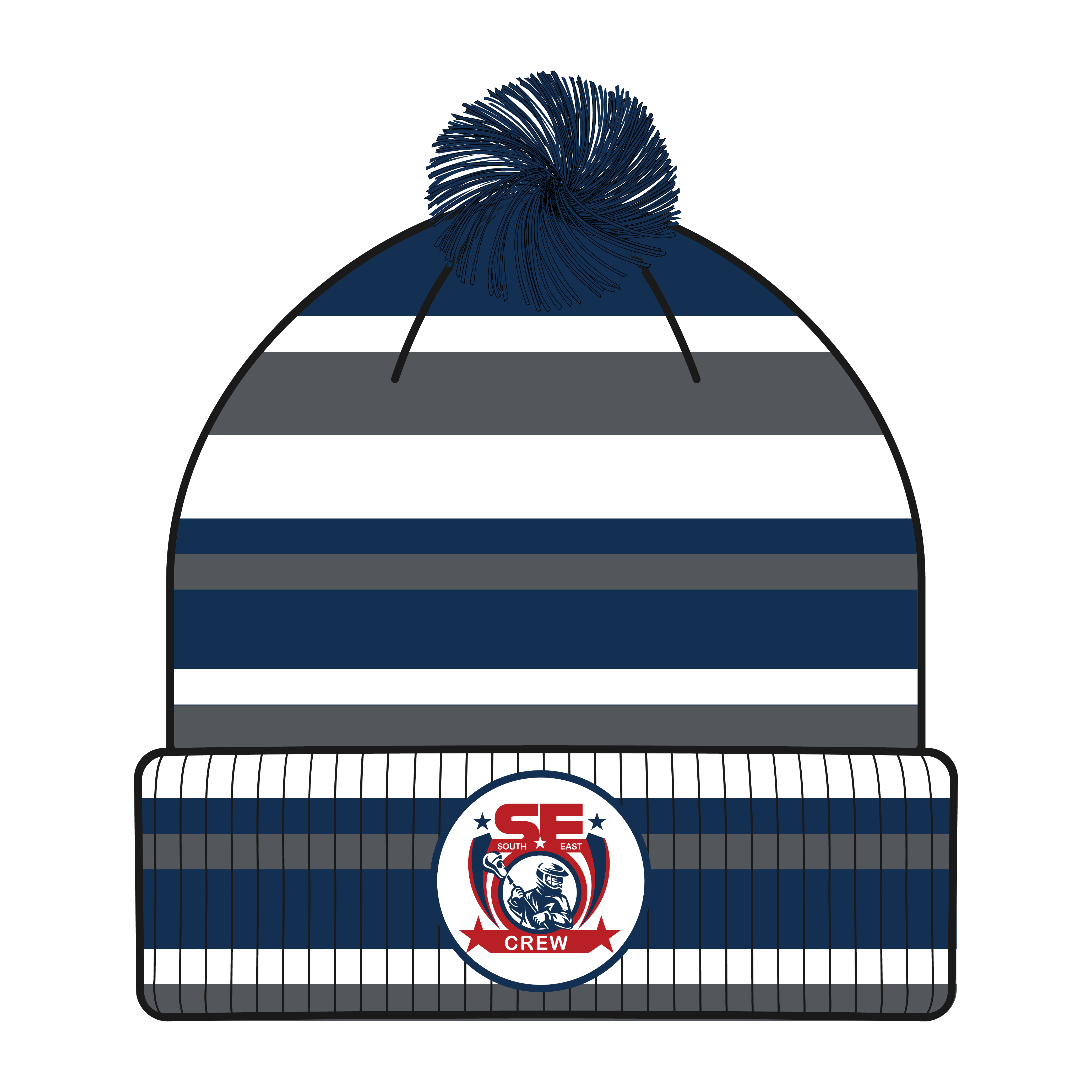 South East Crew Lacrosse Knit Beanie