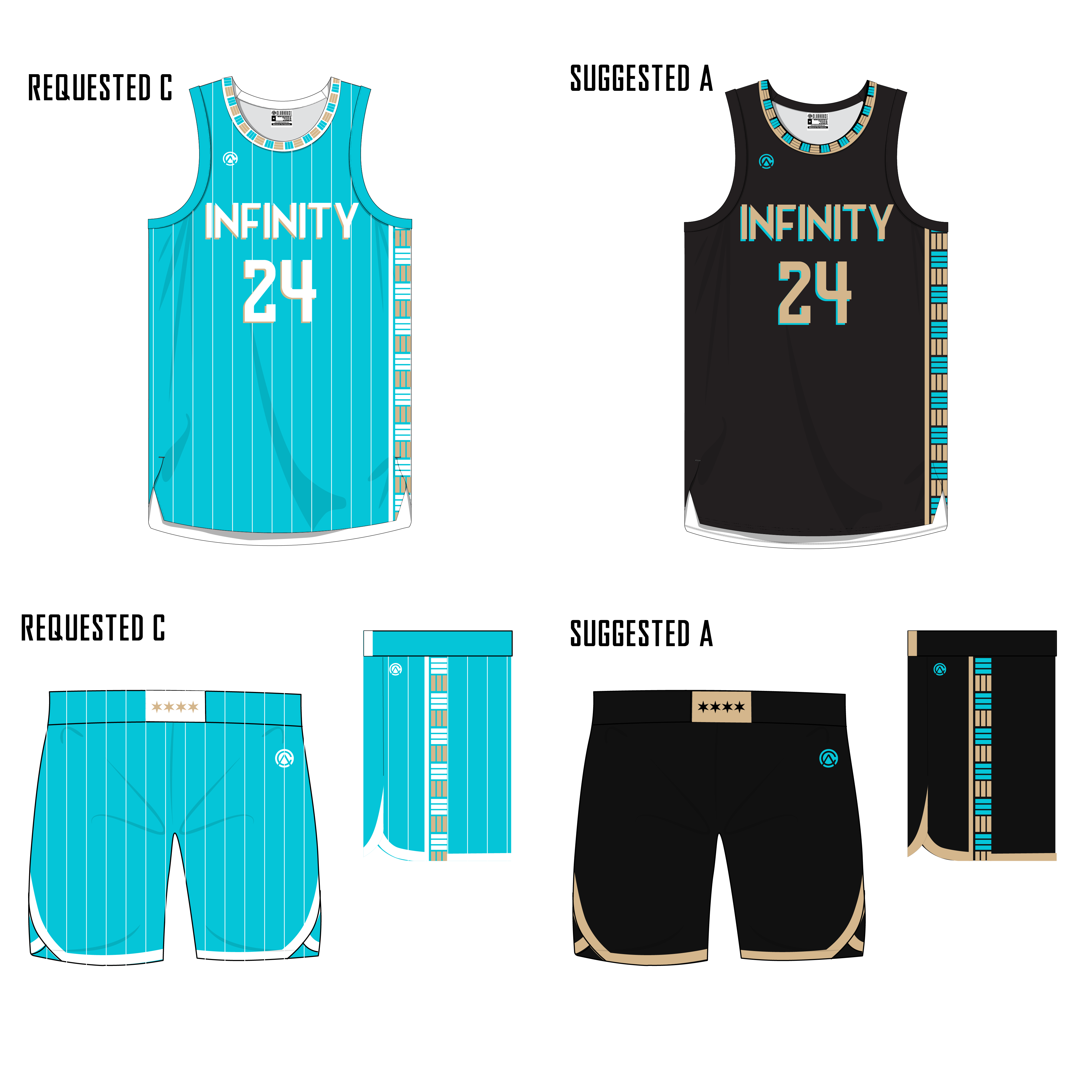 Infinity Athletics Reversible Uniforms