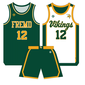 2023-24 Fremd Vikings Feeder Basketball Uniform Set