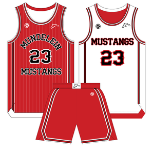 2023-24 Mundelein Mustangs Feeder Basketball Uniform Set
