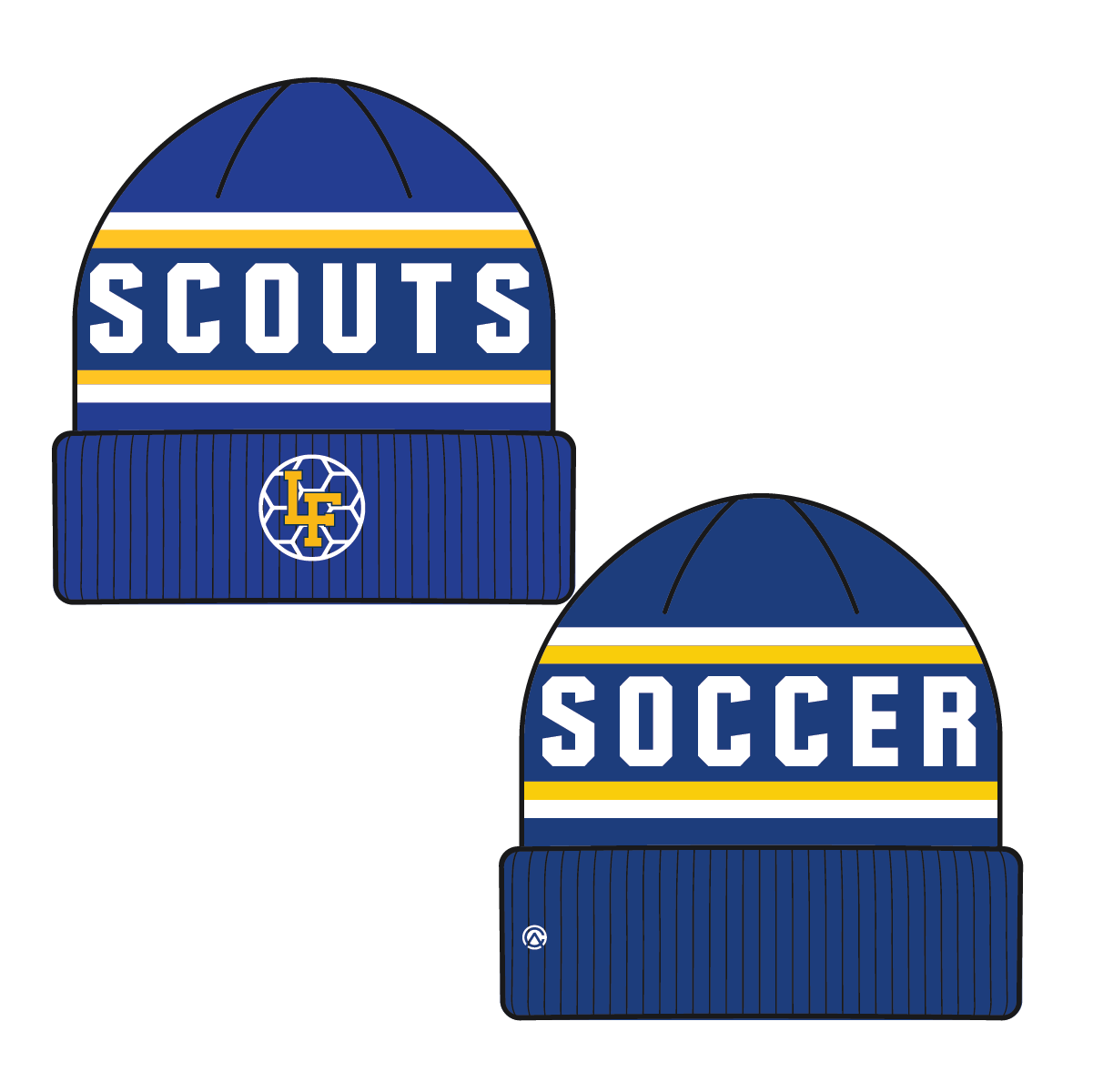 LFHS Soccer Knit Beanie
