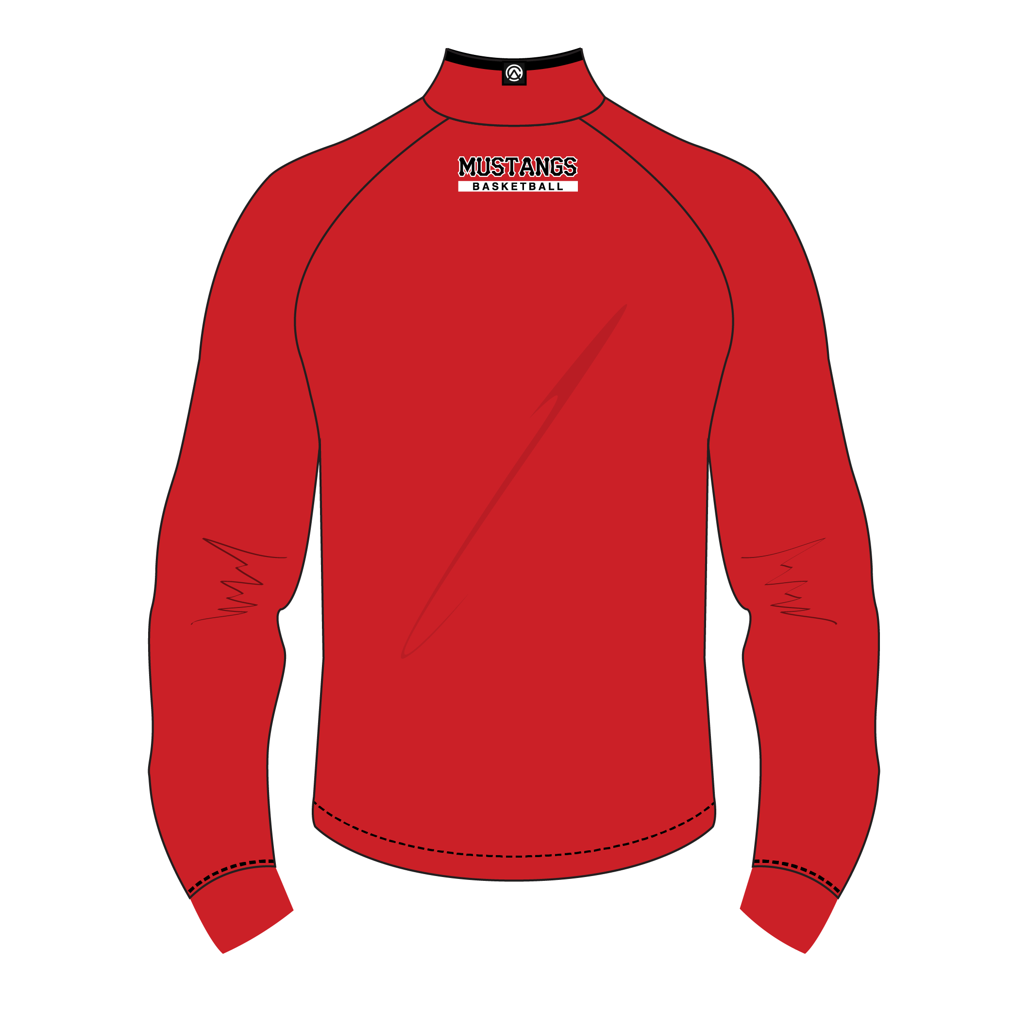 Mundelein Mustangs Basketball ProFit 1/4 Zip