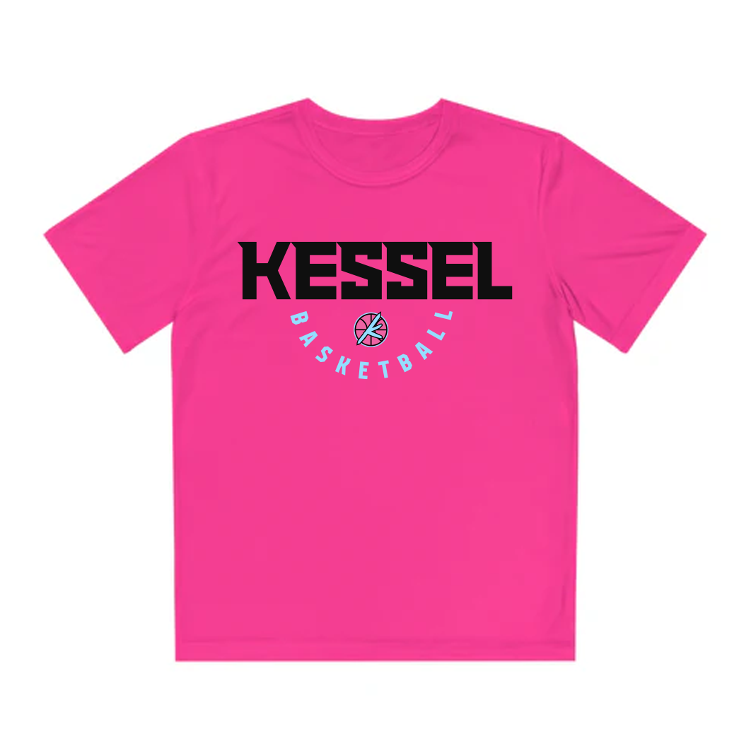 Kessel Basketball Youth Performance Tee (by Sport-Tek)