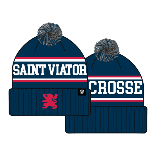 Saint Viator Girls Lacrosse Classic Knit Beanie Hat