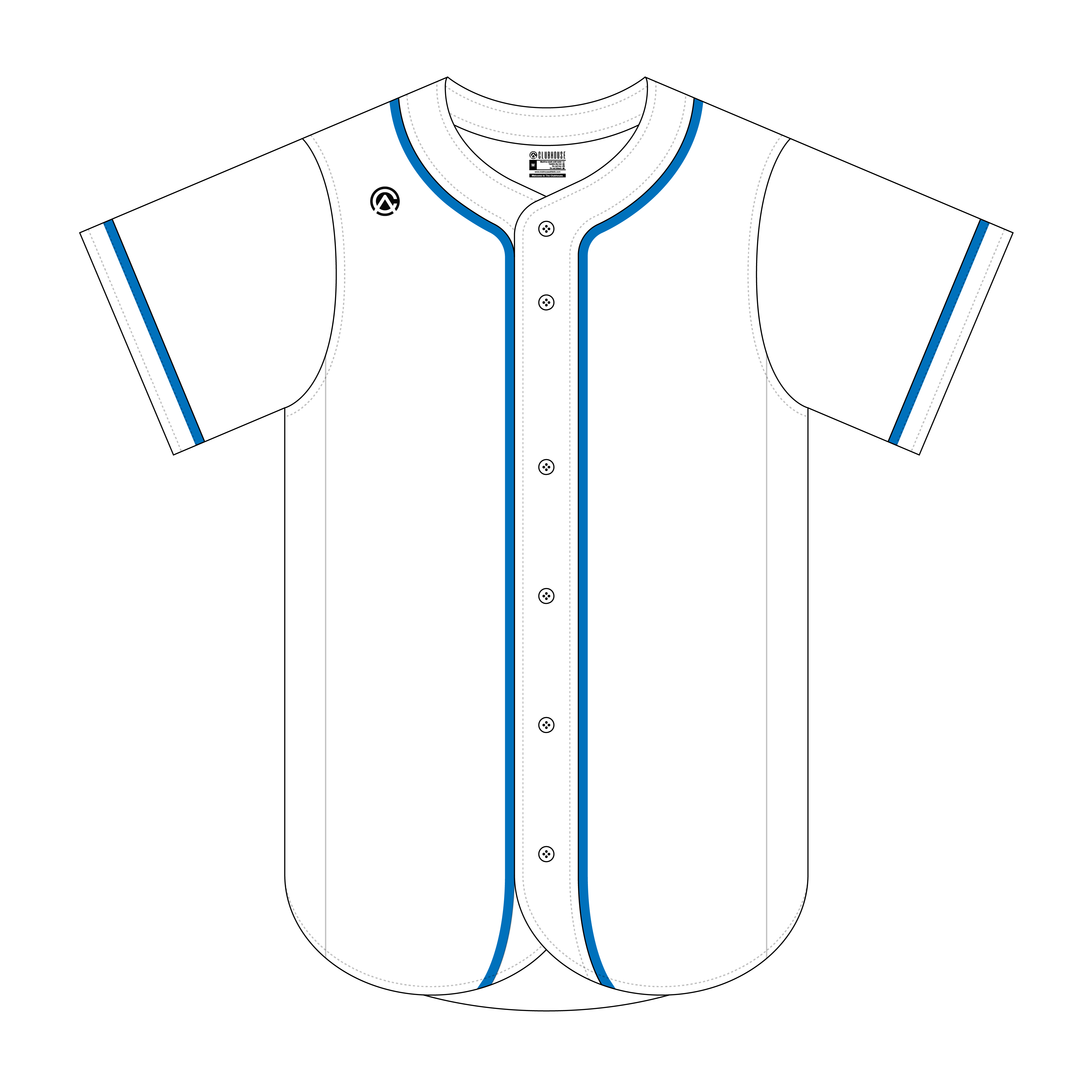 Custom Classic Full Button Baseball Jersey