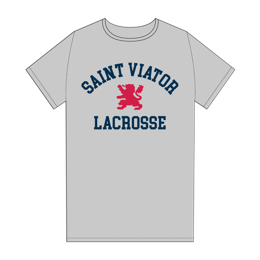 Grey Saint Viator Girls Lacrosse Performance T-Shirt (by C2 Sport)