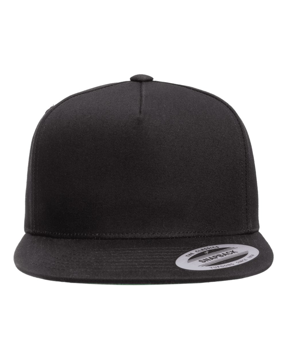 Five-Panel Cotton Twill Snapback Cap (YP Classics)