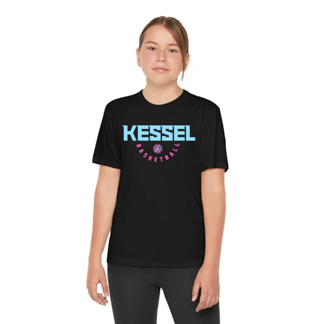 Kessel Basketball Youth Performance Tee (by Sport-Tek)