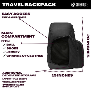 Mundelein Mustangs Basketball Travel Backpack