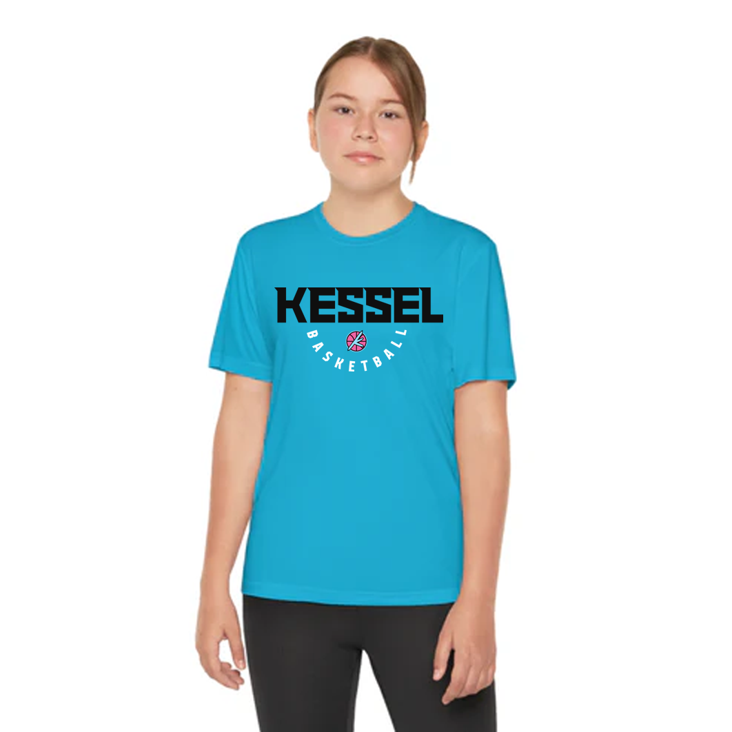 Kessel Basketball Youth Performance Tee (by Sport-Tek)