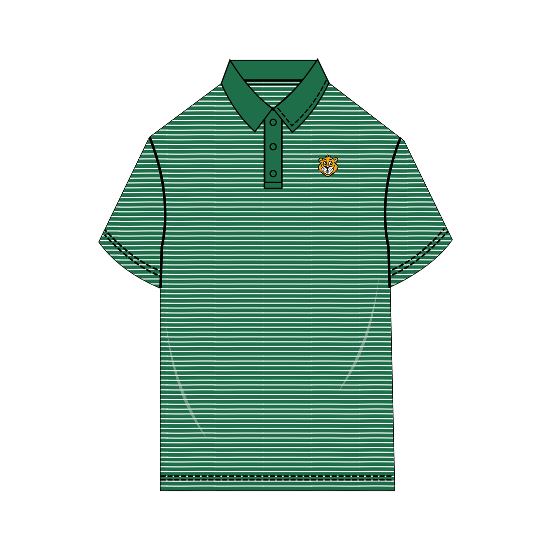 Clubhouse Original: All-Over Patterned Golf Polo