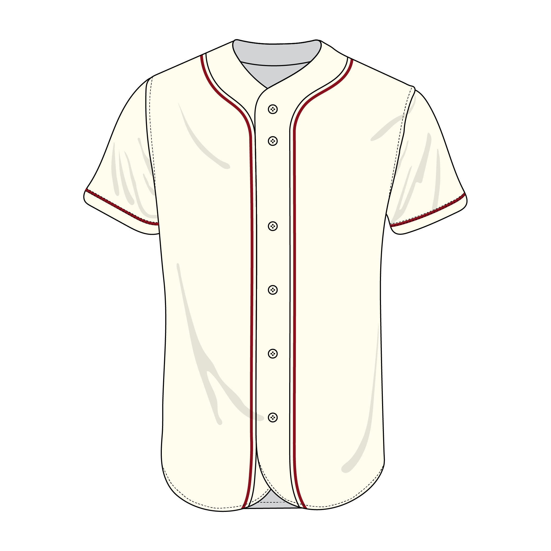 Clubhouse Original: Piped Vintage Baseball Jersey