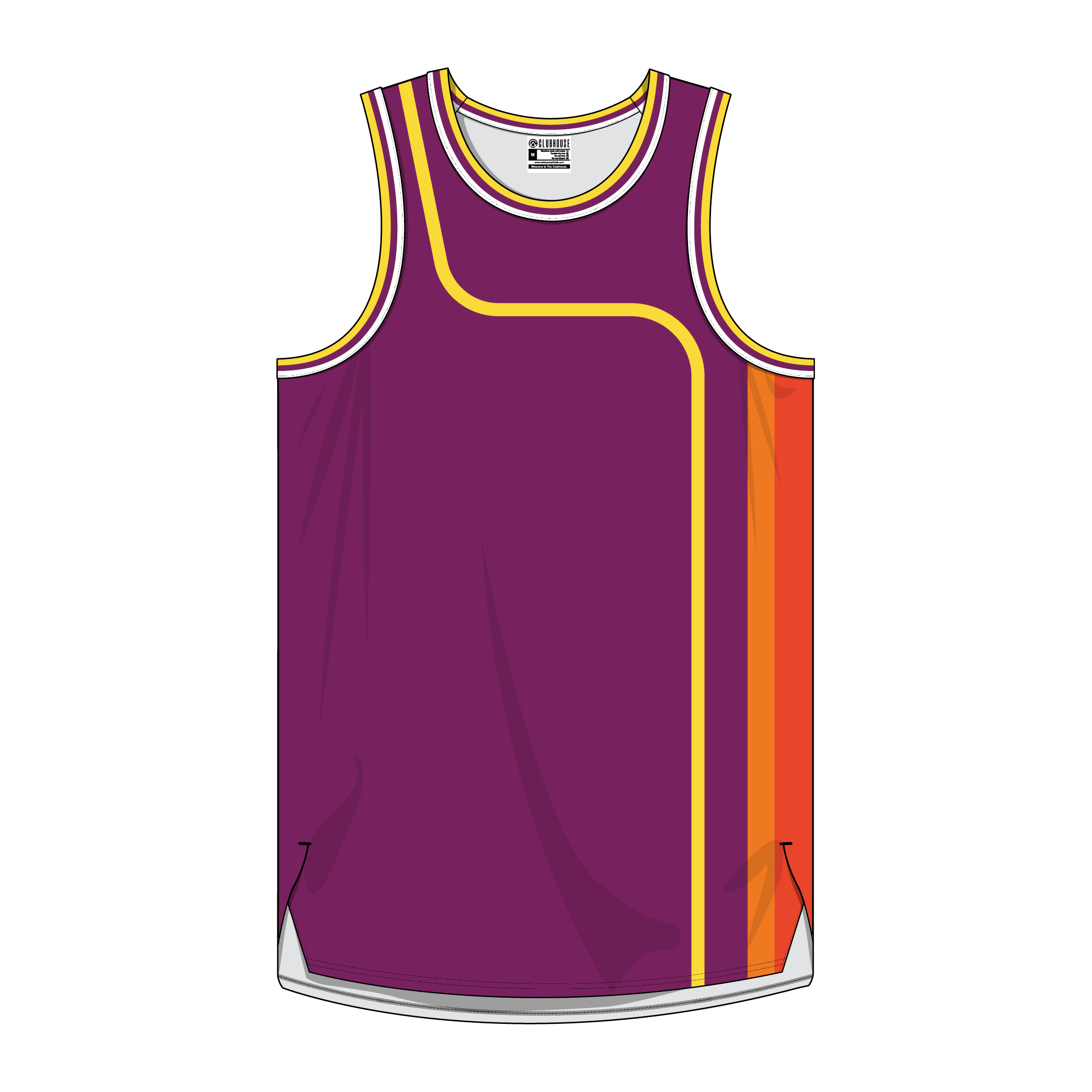 Clubhouse Original: Flint Tropic Pinstripe Basketball Jersey