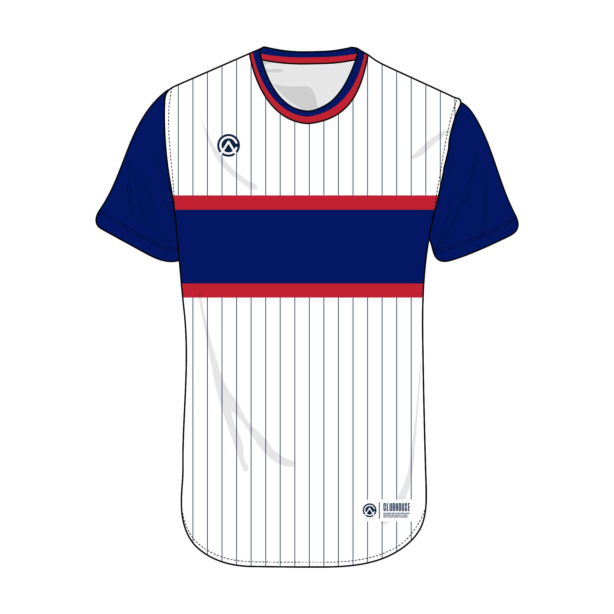 Clubhouse Original: Retro Chest Stripe Baseball Jersey