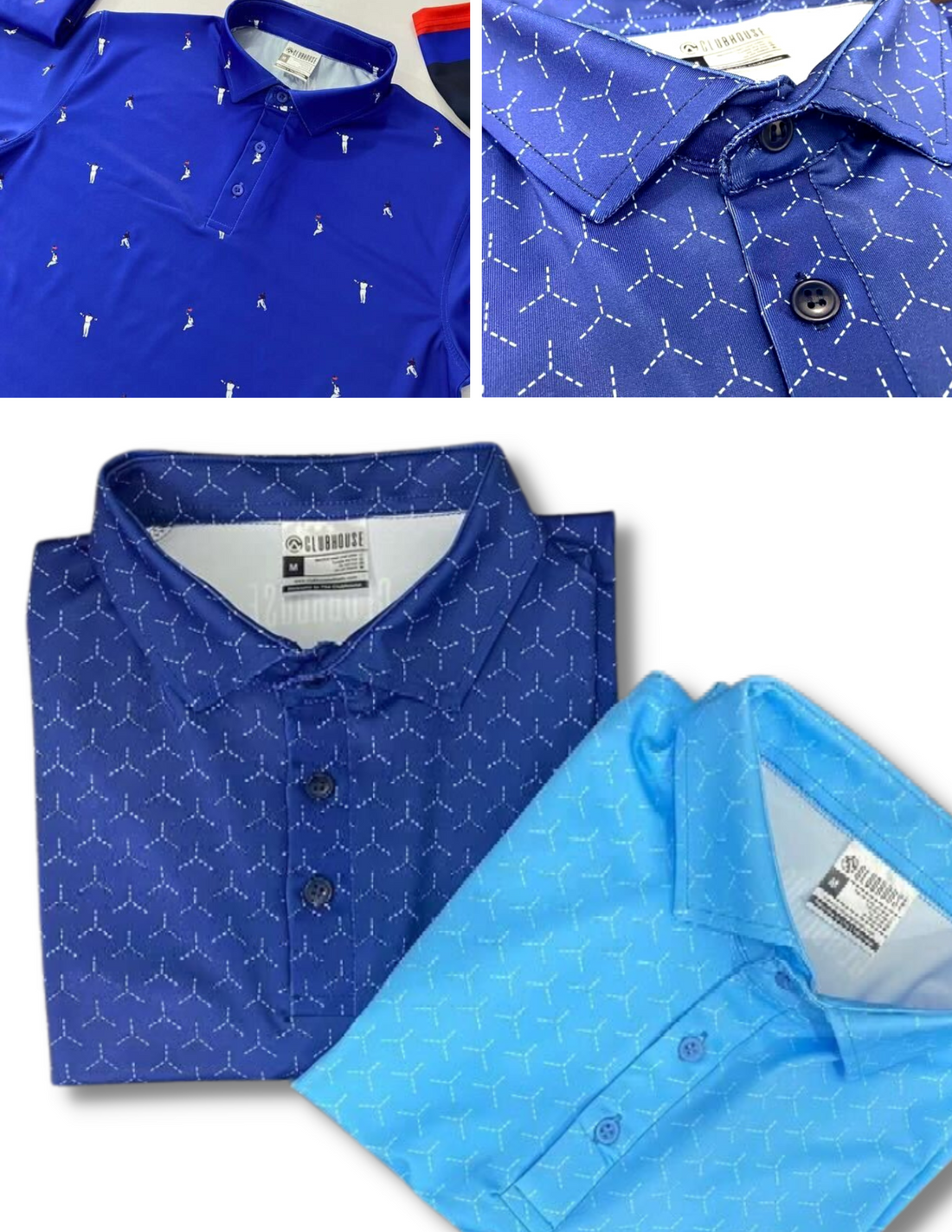 Clubhouse Original: All-Over Patterned Golf Polo