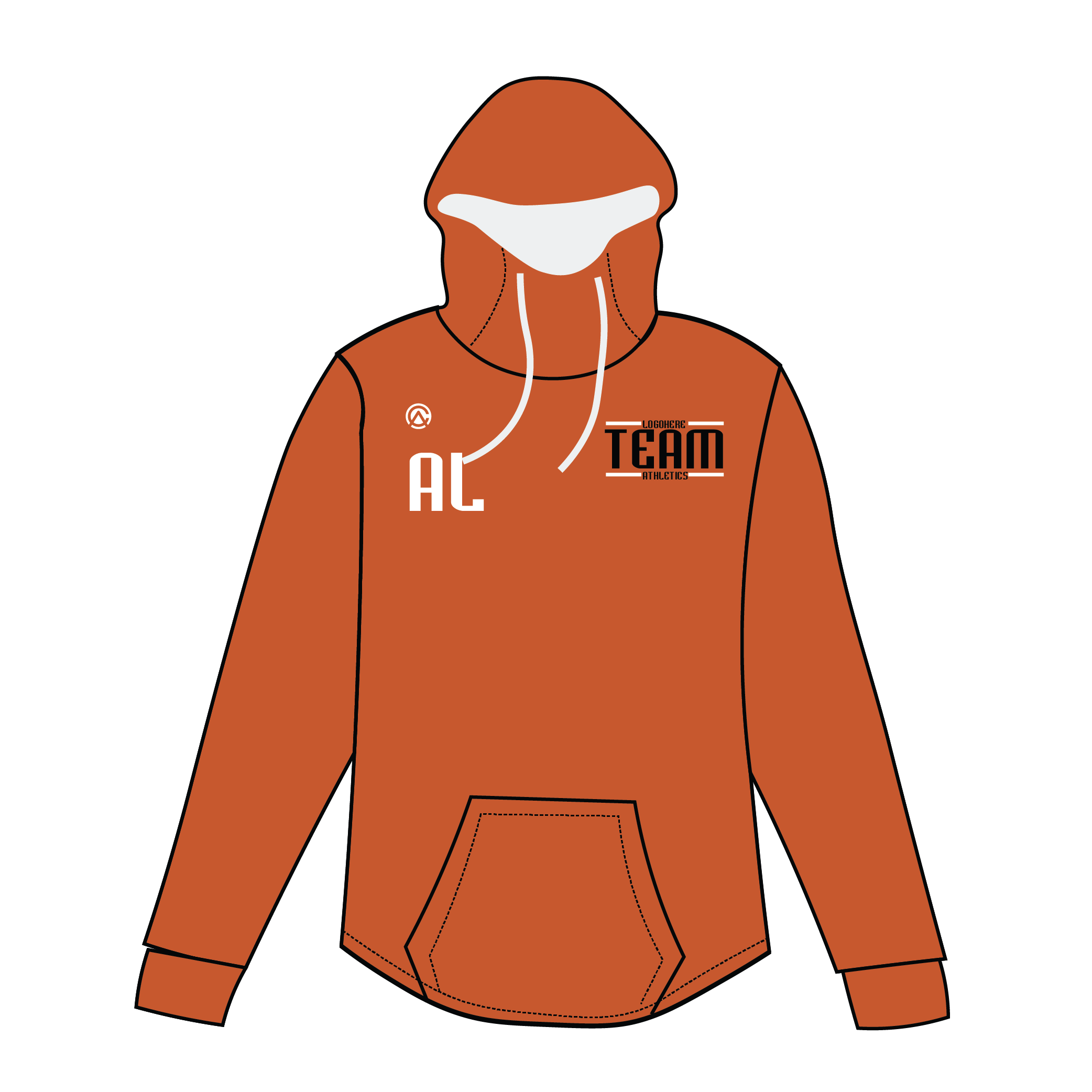 Clubhouse Original: Initialed Team-Play Scuba Hoodie