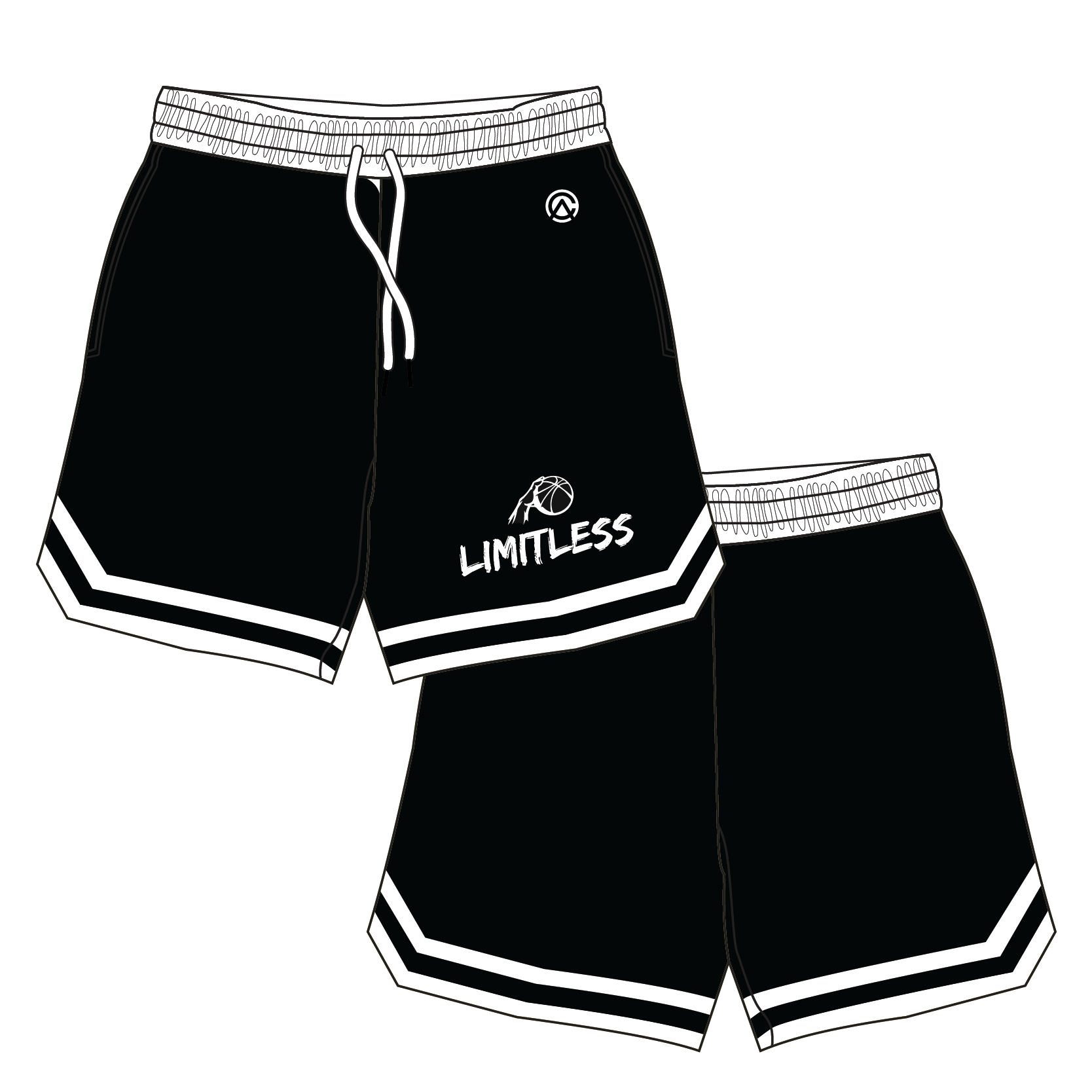 ADMIN 2023 Limitless Sideline Basketball Shorts w/ Pockets