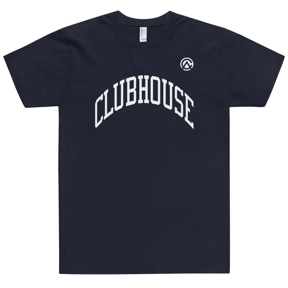 Arched Logo Blue T-Shirt - Premium Athletic Apparel Clubhouse Athletic
