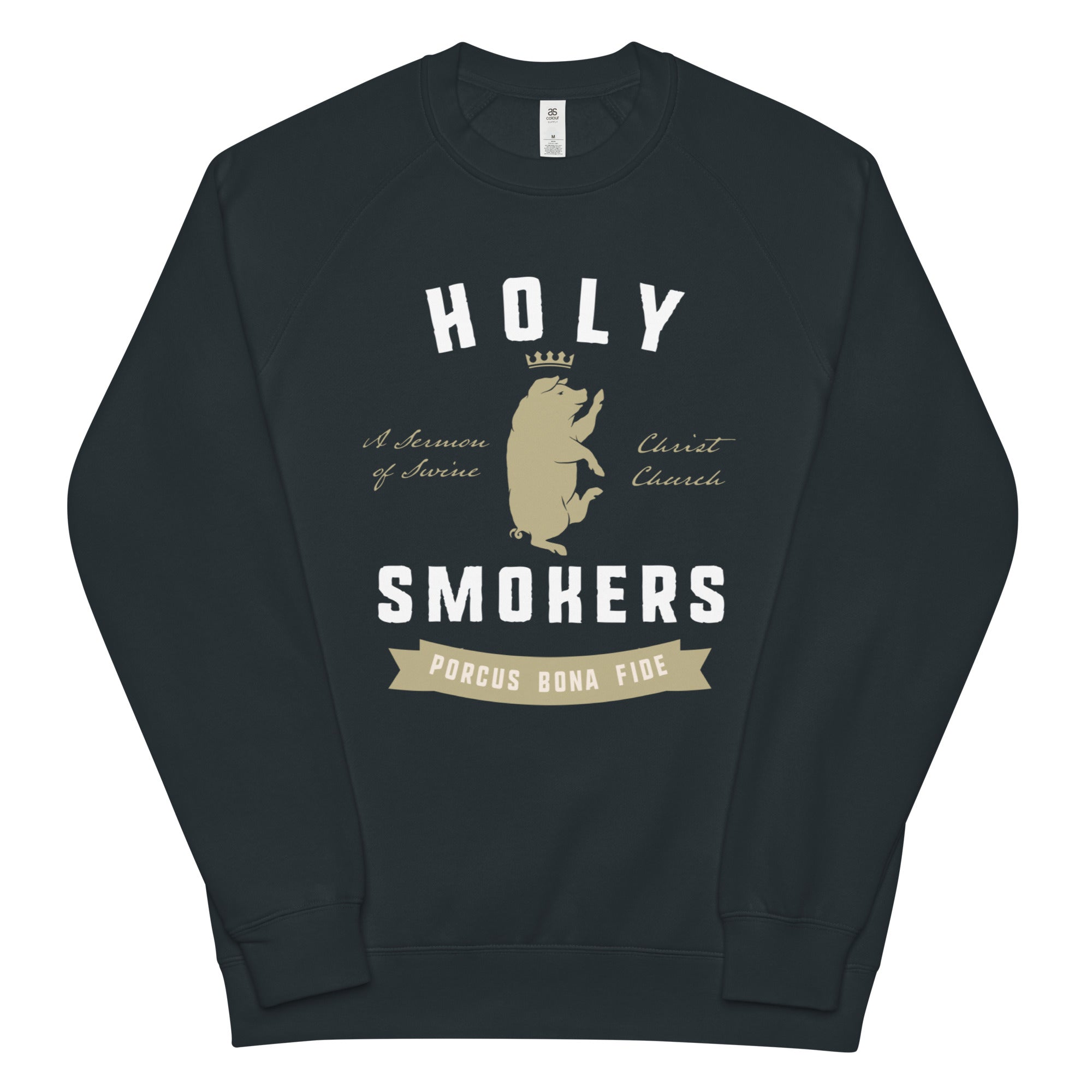 Holy Smokers Unisex raglan sweatshirt